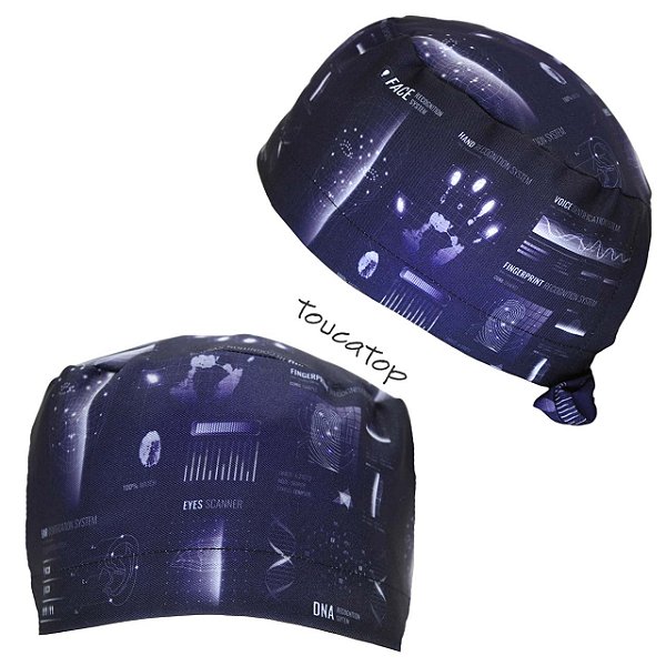 Gorro Cirúrgico, Robô, Tecnologia, Anatomia, Azul