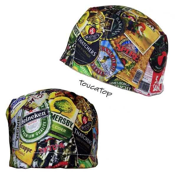 Gorro Cervejas, Beers, Surgical Scrub caps, Rótulos Cervejas
