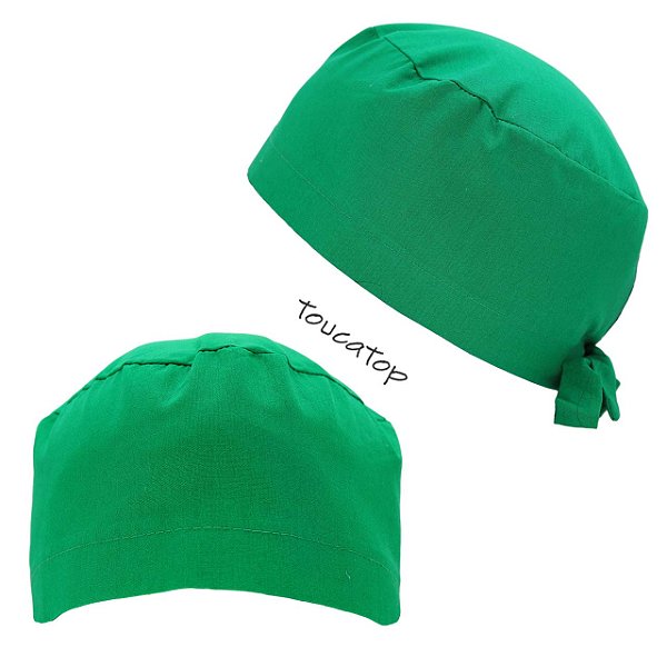 Gorro Cirúrgico Liso, Cores Lisas, Verde Jade