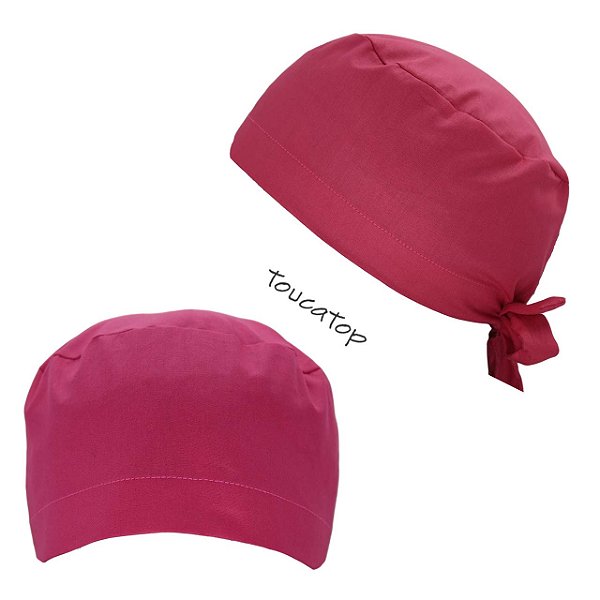 Gorro Cirúrgico Liso, Cores Lisas, Pink Elegance