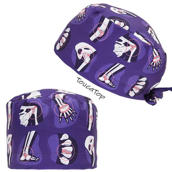 Gorro Cirúrgico, Articulações do Corpo Humano, Roxo