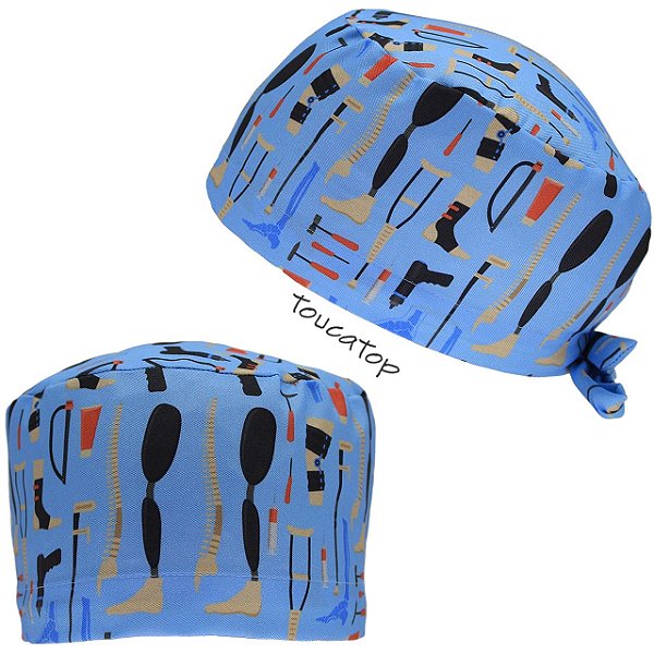 Gorro Cirúrgico, Próteses Ortopédicas, Azul Claro