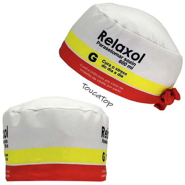 Gorro Cirúrgico, Relaxol, Linhas, Amarela , Vermelha, Branco
