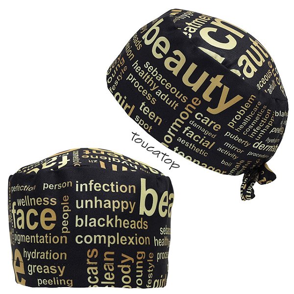 Gorro Cirúrgico, Nuvem de Palavras, Dermatologia, Acne, Amarelo, Preto