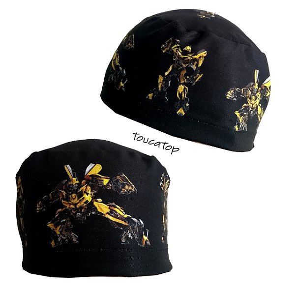 Gorro Cirúrgico, Bumblebee, Preto