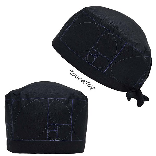 Gorro Cirúrgico, Proporção áurea, Sequência de Fibonacci, Preto