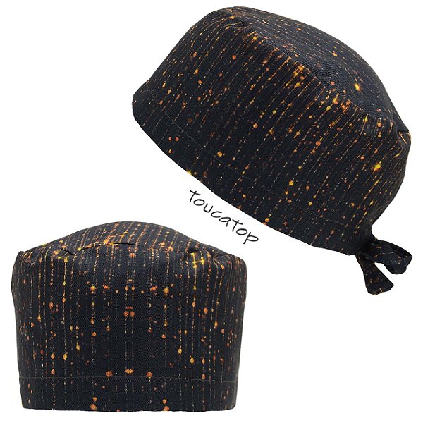 Gorro Cirúrgico, Cascata de Luzes, Preto