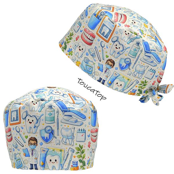 Gorro Cirúrgico, Símbolos Odontológicos, Saúde Bucal, Dentista, Areia