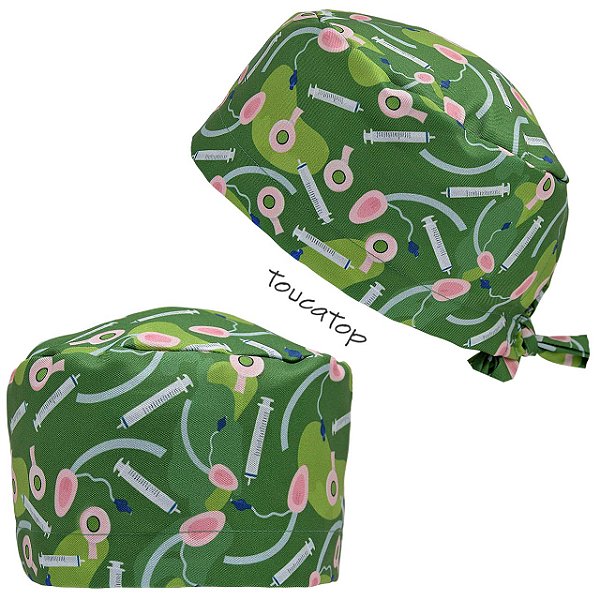 Gorro Cirúrgico, Equipamentos Médicos, Seringas, Anestesia, Verde
