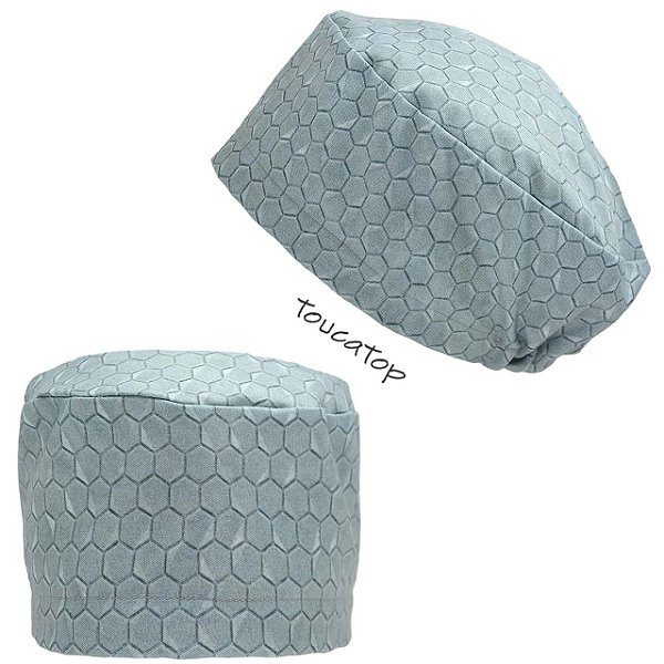Touca Feminina ALICE, Greys Anatomy, Hexágonos Verde, Verde