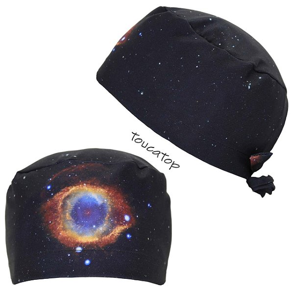 Gorro Cirúrgico, Galáxia, Olho, Preto