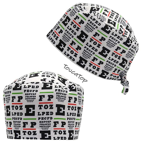 Gorro Cirúrgico, Tabela de Snellen, Várias Tabelas, Branco
