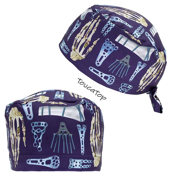 Gorro, Equipamentos Cirúrgicos Pinos e Parafusos, Osteossíntese, Azul