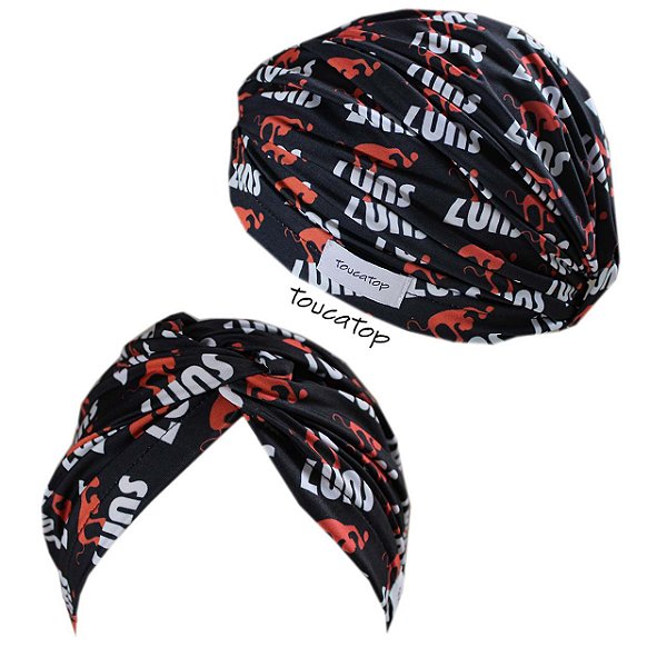 Turbante ToucaTop - Personalizado com sua Logomarca, Arte, Estampa, Desenho ou Imagem