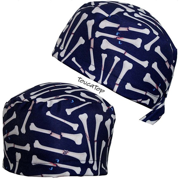 Gorro Cirúrgico, Tipos de Fraturas, Ossos, Azul Marinho