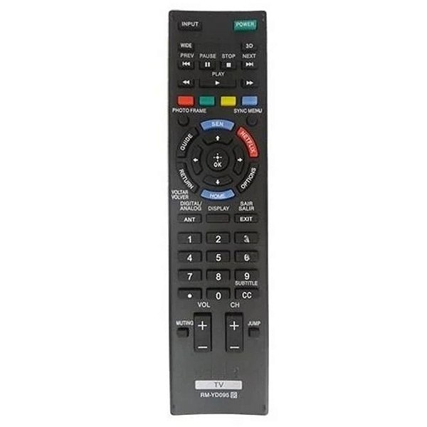 Controle Remoto Tv Sony Bravia Led Smart Rm-yd101 Netflix