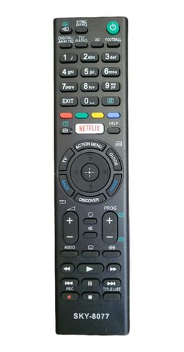 Controle Compatível Com Rmt-tx102 Sony Kdl-50w805b 42w805b