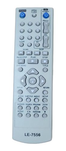 Controle Remoto Compatível Com Dvd LG Dv256k Dk194g Dz9311n