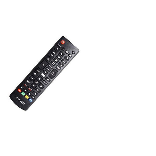 Controle Remoto compatível com Tv Lcd Led Lg Samsung Smart 3d Futebol Sky-8036