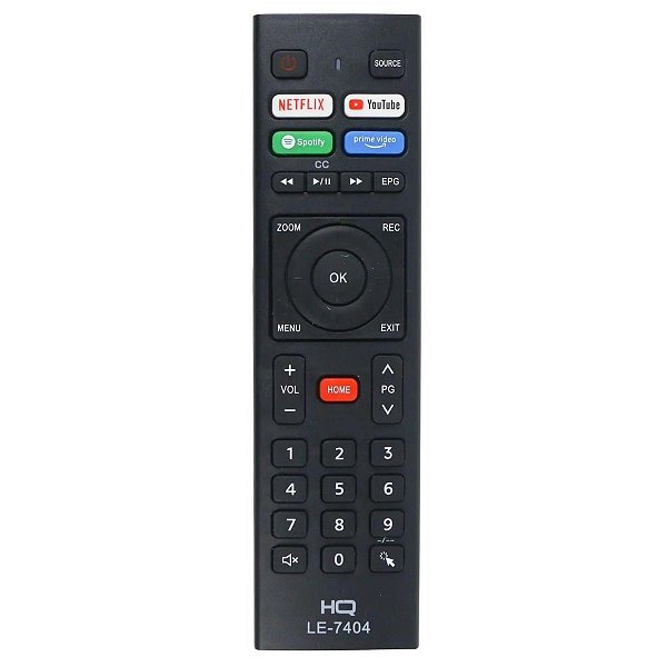 Controle compatível com TV Smart HQ Hqs43nkh Hqs32nkh Hk320d