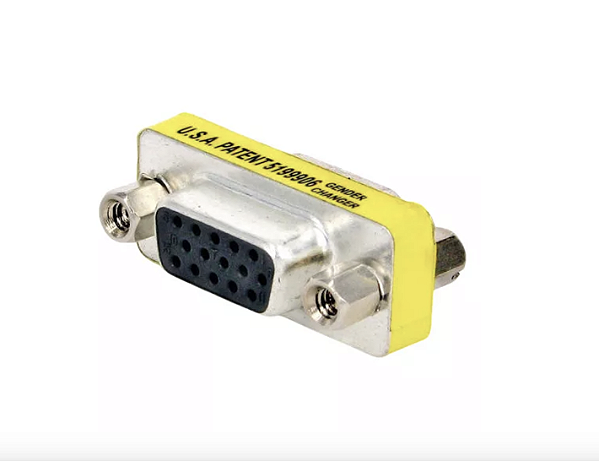 Emenda Vga Rgb Hd15 Fêmea X Fêmea