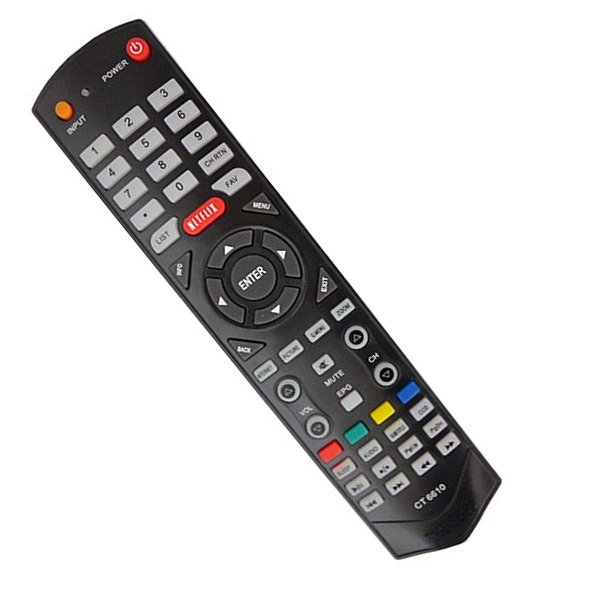 Controle Remoto Semp Toshiba Netflix Ct6610 Sky 7010 Vc 8089