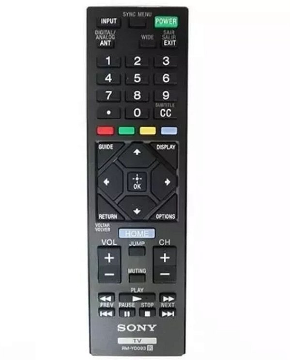 Controle Remoto TV Sony Led KDL46R475 32R434 32R425