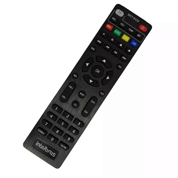 Controle para Receptor Intelbras RDS800 RDS840 SKY-9332 LE-7366
