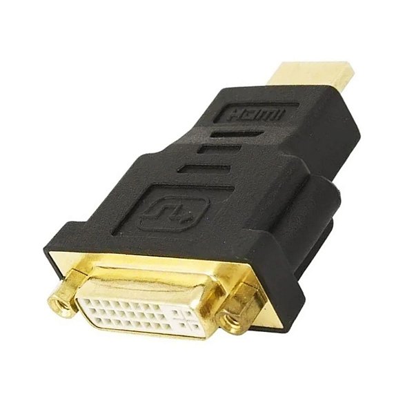 Adaptador Dvi-D 24+1 Fêmea Para Hdmi Macho - LE-5511