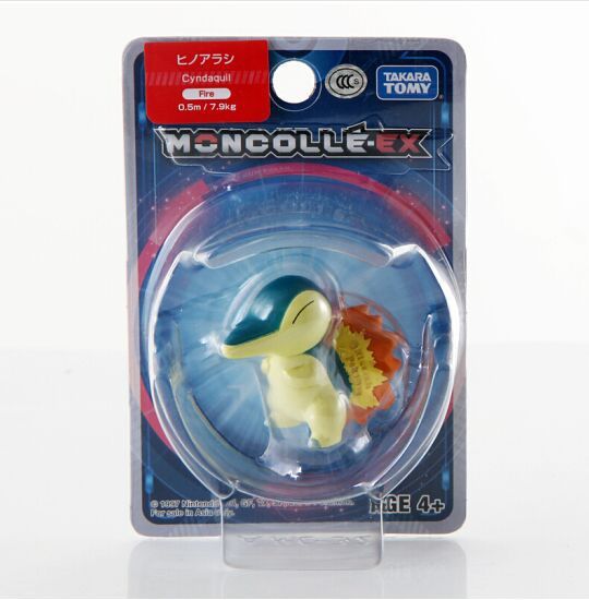 Cyndaquil Figure colecionável Pokémon Moncolle-ex - Original Takara Tomy