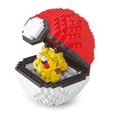 Blocos de Montar Pikachu + pokébola 397 peças - Pokémon