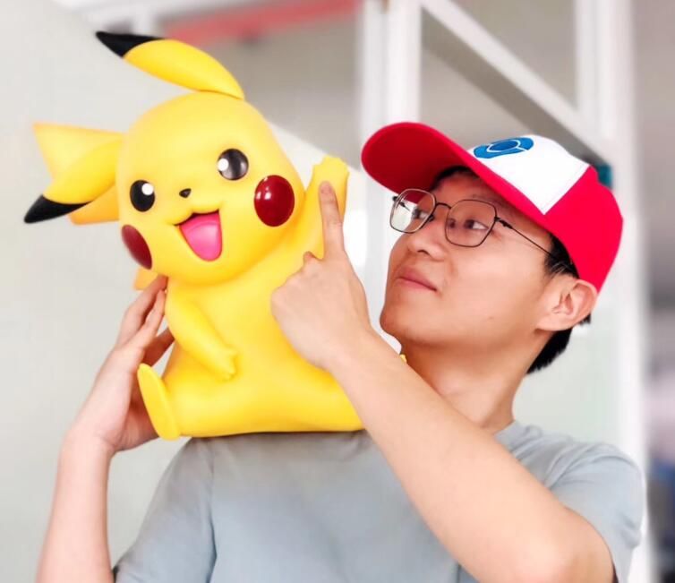 Pikachu tamanho real Escala 1:1 40 Cm Pokémon Nintendo