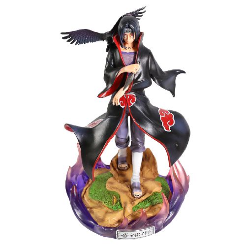 Estátua Itachi Uchiha Akatsuki 30 cm Color Version - Naruto Shippuden