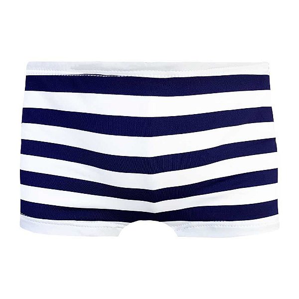 Sunga Infantil Kids Listras Azul Navy