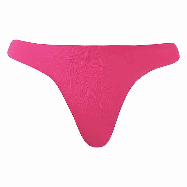 Calcinha de Biquíni Tanga Rosa Pink Liso