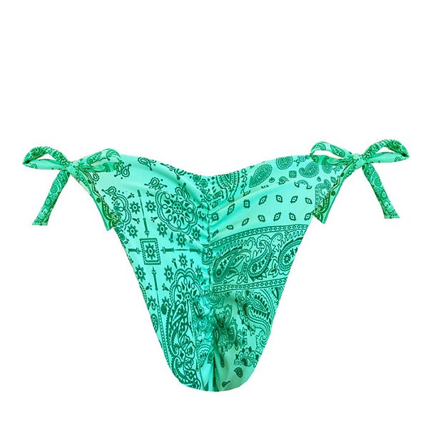 Calcinha de Biquíni Empina Bumbum Bali Menta Neon