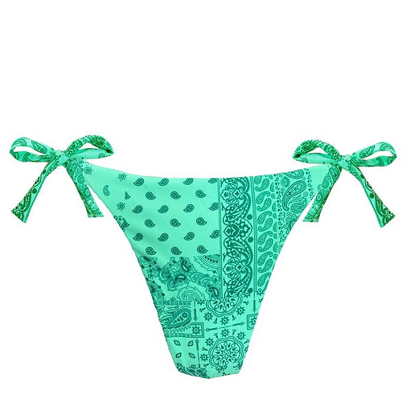 Calcinha de Biquíni Empina Bumbum Bali Menta Neon