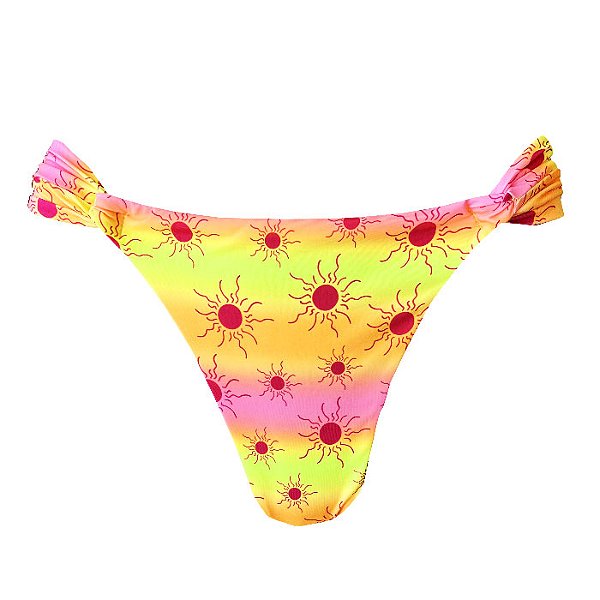 Calcinha de Biquíni Empina Bumbum Inteira Nascer do Sol Tie Dye