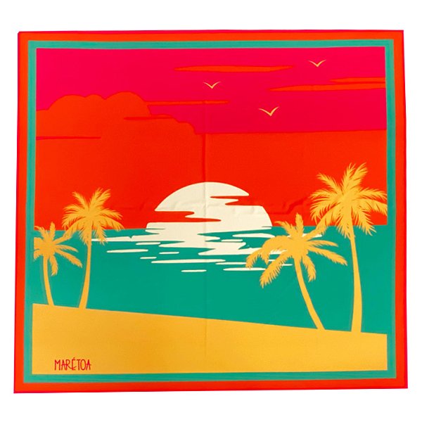 Canga de Praia Pareô Arco-Íris Colorido