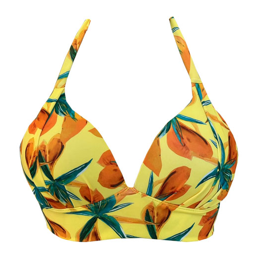 Top de Biquíni Meia Taça Primavera Ensolarada