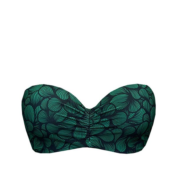 Top de Biquíni Tomara que Caia Ondas Verde