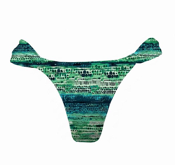 Calcinha Inteira de Biquíni Empina Bumbum Noronha Verde