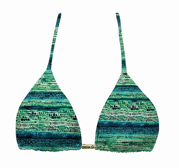 Top de Biquíni Cortininha Noronha Verde