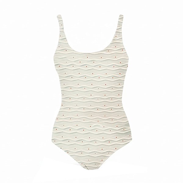 Maiô Tradicional Copacabana Lese Creme