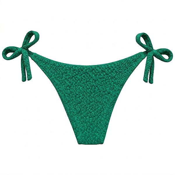 Calcinha de Biquíni Empina Bumbum Verde Bandeira Jacquard