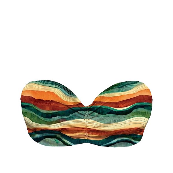 Top de Biquíni Tomara que Caia Dunas Colorido