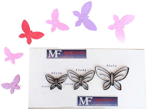 Faca para Apliques de Borboleta