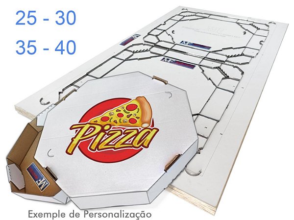 Faca Para Caixa de Pizza Oitavada (Redonda)