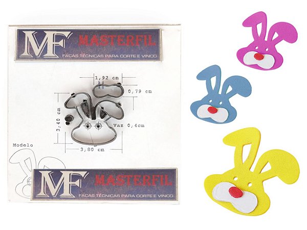 Faca Para Apliques de Coelho da Páscoa