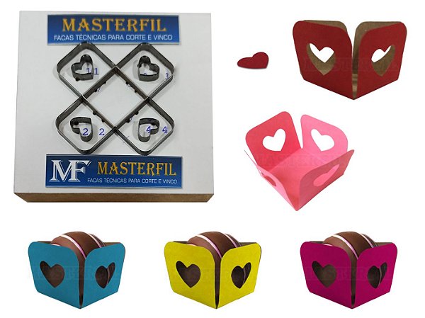 Faca Para Forminhas Para Doces (Modelo Coração B)